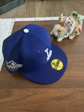 New Era Los Angeles Dodgers Royal Blue Fitted Cap Hat 7 1/4 NWT